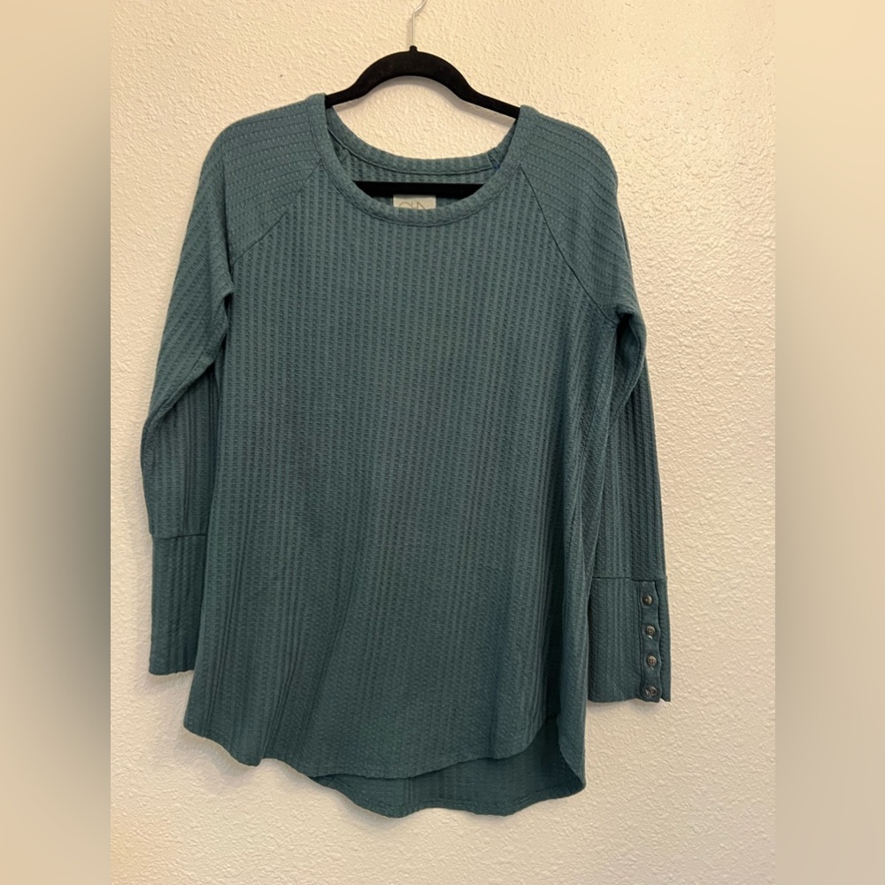 Chasor long sleeve top turquoise size large